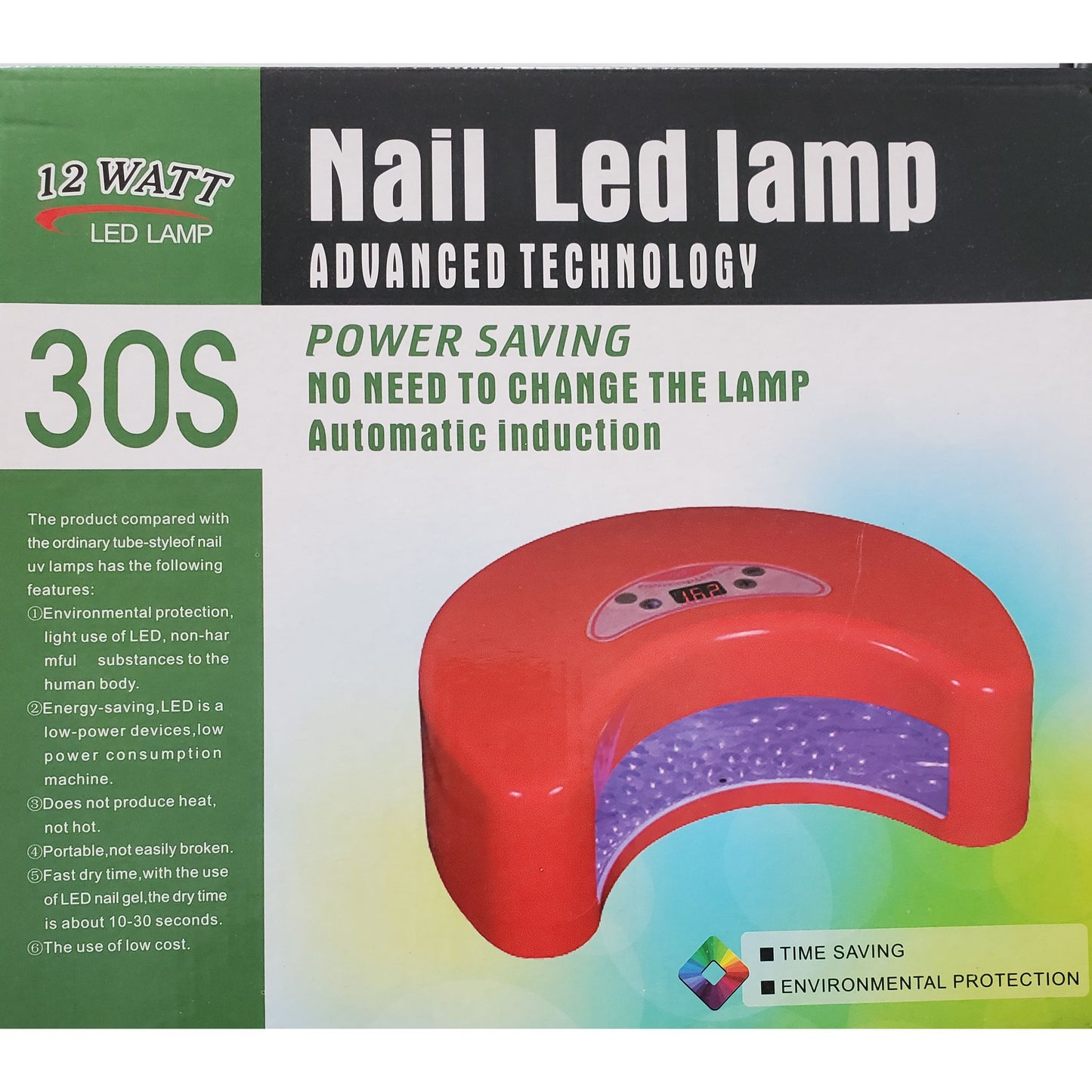 Boomerang Nail LED lamp