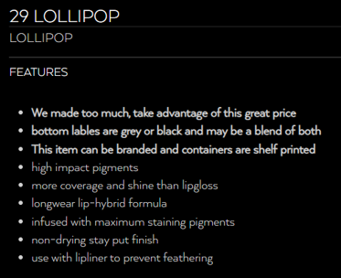 Vinyl Lip Lacquer #29 Lollipop