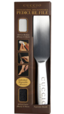 CUCCIO PEDICURE FILE STAINLESS STEEL