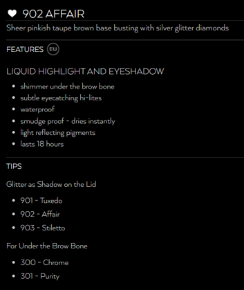 Liquid Shimmer Affair #902