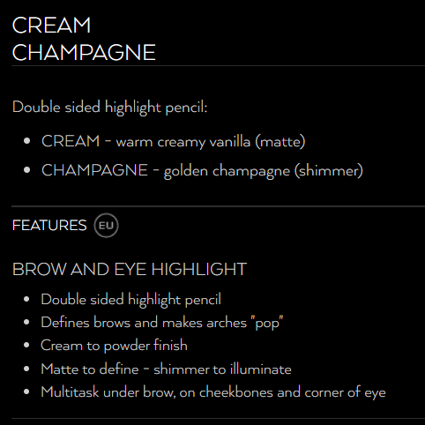 Pencil Highlighting Duo Cream Champagne