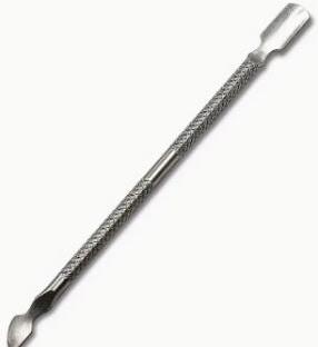 METAL DUAL CUTICLE PUSHER