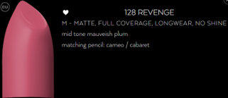 Lipstick #128 Revenge