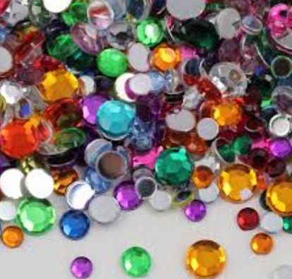 RHINESTONE PACK ASSORTED SMALL 2-PACK