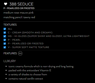 Lipstick #388 Seduce