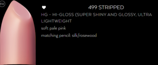 Lipstick #499 Stripped