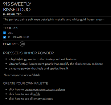 Pressed Powder #915 Sweetly Kissed