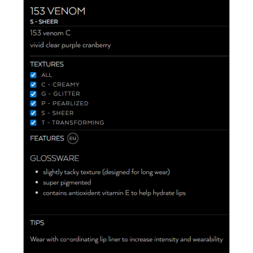 Lip Gloss #153 Venom